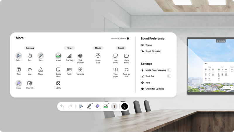 Full LG suite of apps